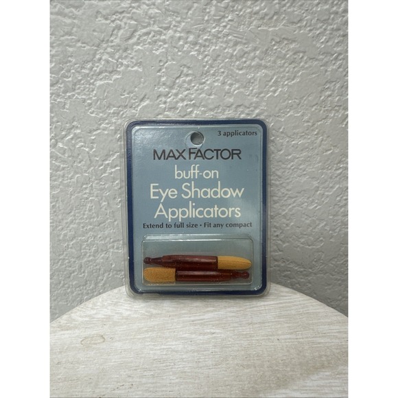 $25 🌙 Vtg 70s/ 80sMax Factor Eye Shadow Applicators Box ‎ Collectible NEW - Picture 1 of 3